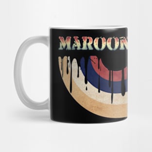 Melted Vinyl - Maroon Mug